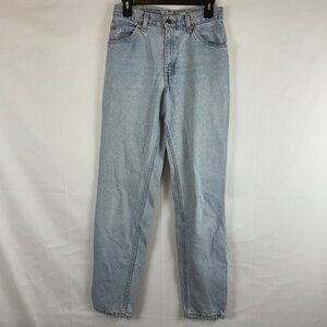 Levi's Orange Tab 950 Jeans 7 Juniors Relaxed Fit Tapered Leg Light Blue